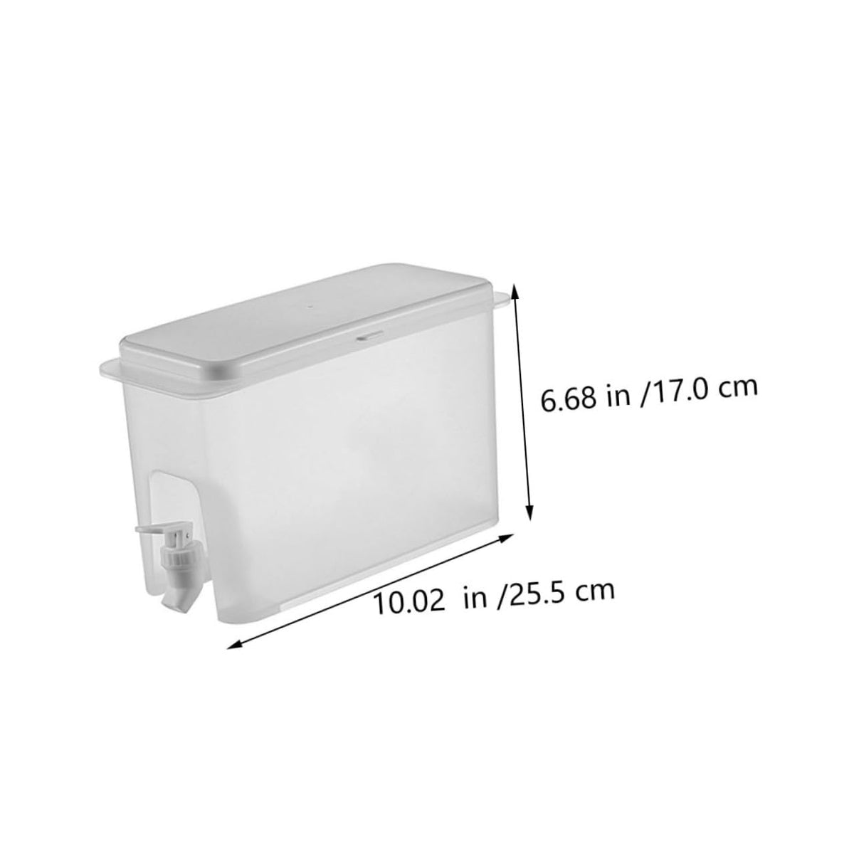 White 3.5L Water Jug with Faucet G163210