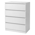 White 4 Drawer Dresser Q7990