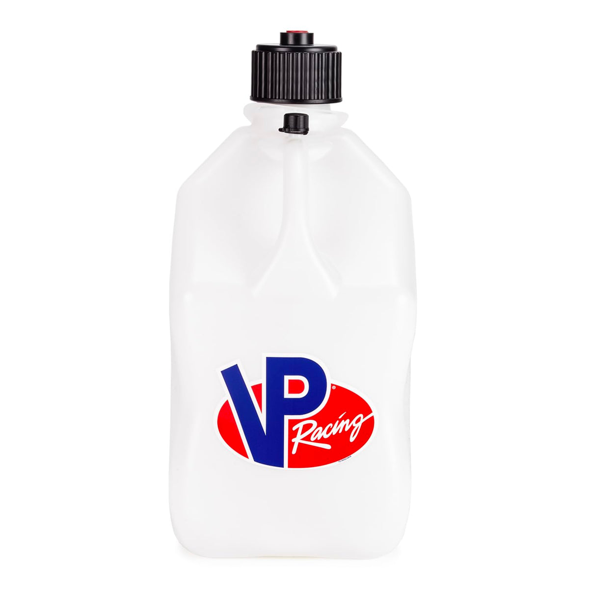 5.5 Gallon Square Motorsport Jug White with Filler Hose P72068