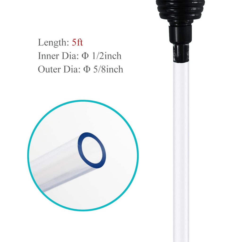 5ft Aquarium Siphon Vacuum Cleaner F689166