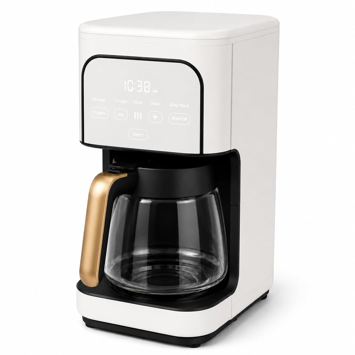 12-Cup Programmable Coffee Maker with Glass Carafe F850