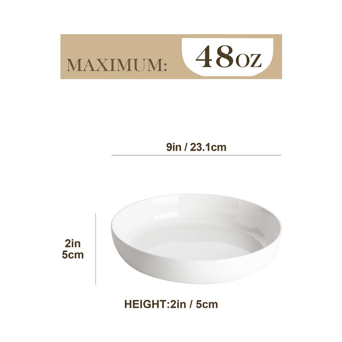 35 OZ Soup Bowls, 48 OZ Pasta Bowls I205758