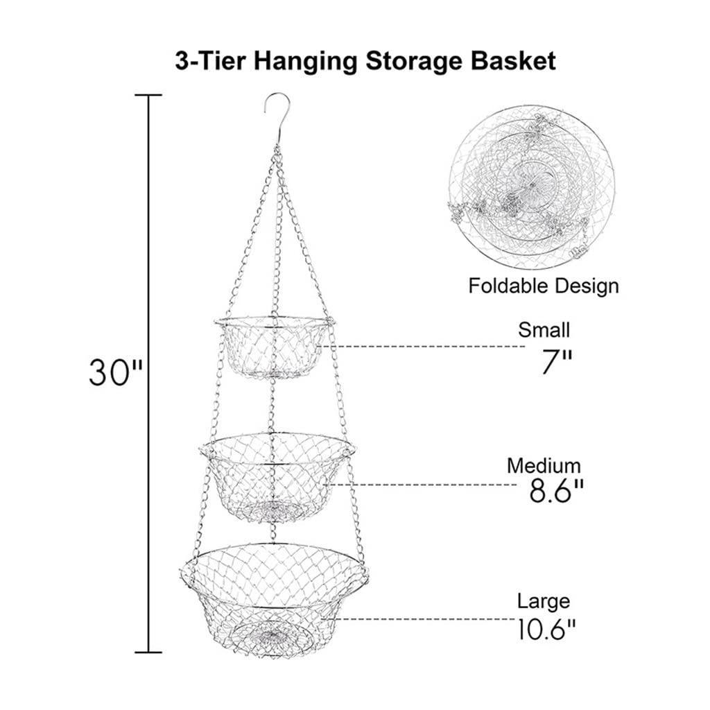 3 Tier Hanging Fruit Basket N64069