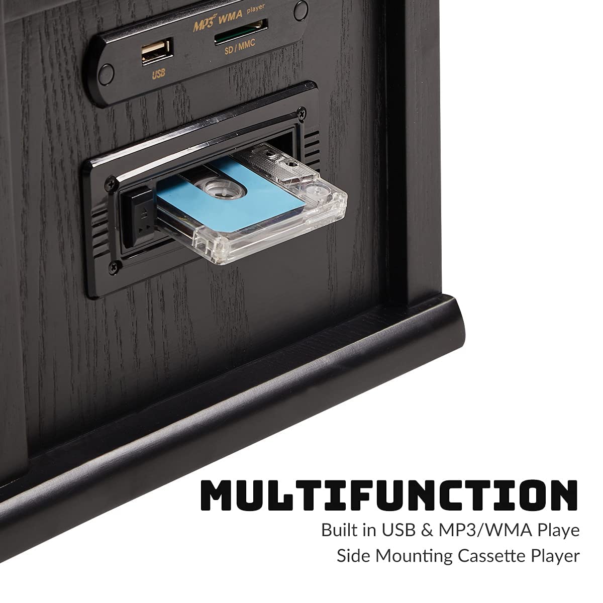 10-in-1 Record Player with Bluetooth J19208