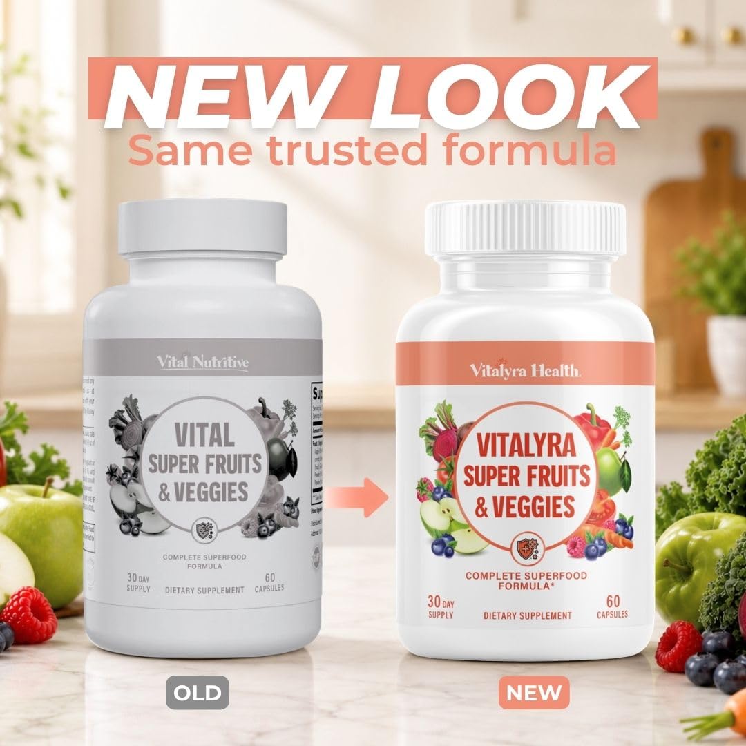 Fruits & Veggies Supplement Vegetable Capsules E9275