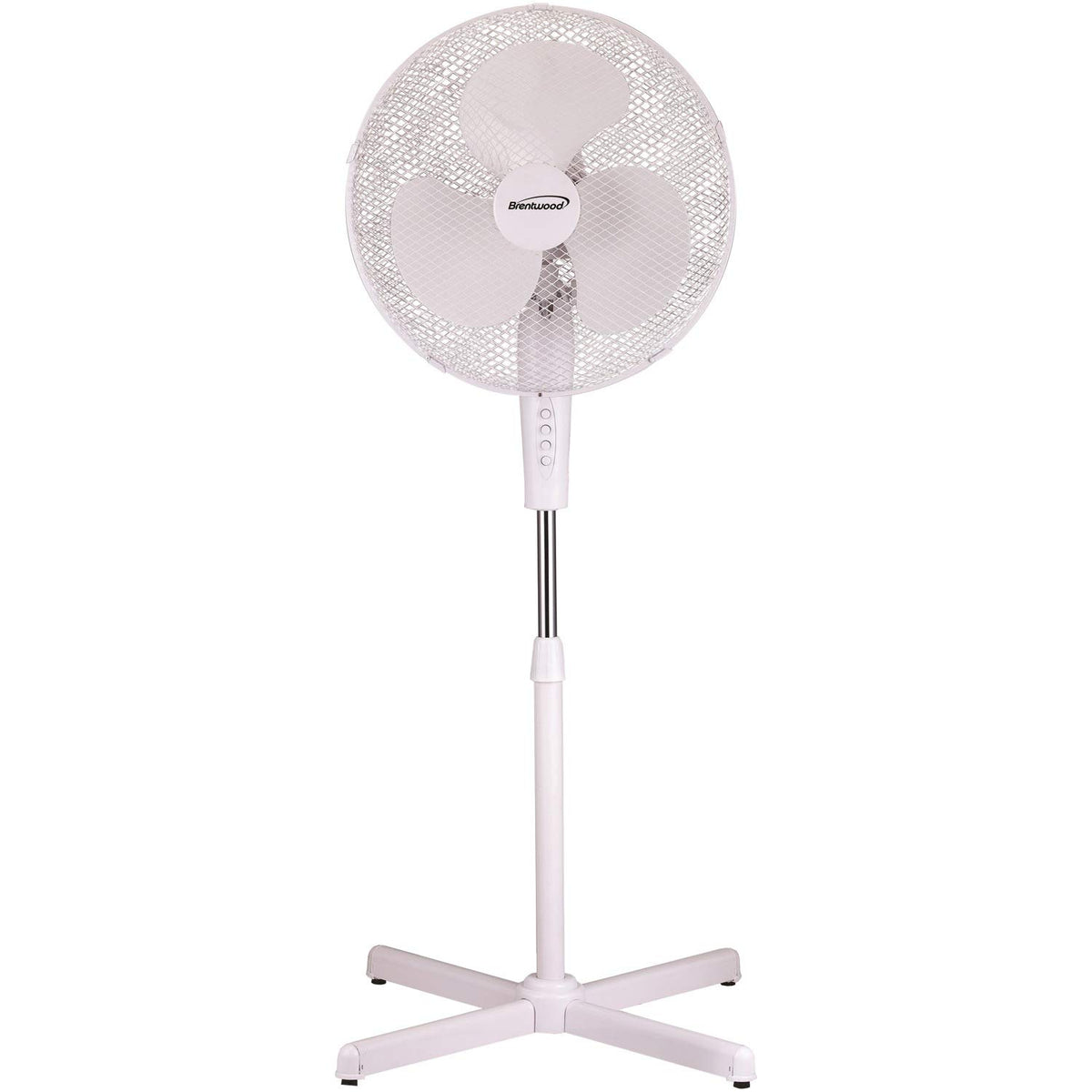 White 16-inch 3-Speed Oscillating Stand Fan K25247