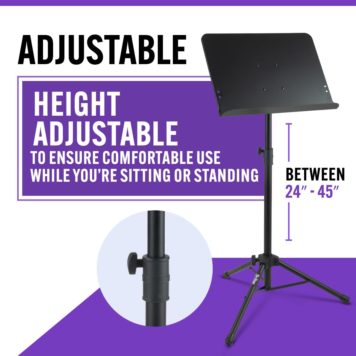 Black Folding Sheet-Music Stand A211421