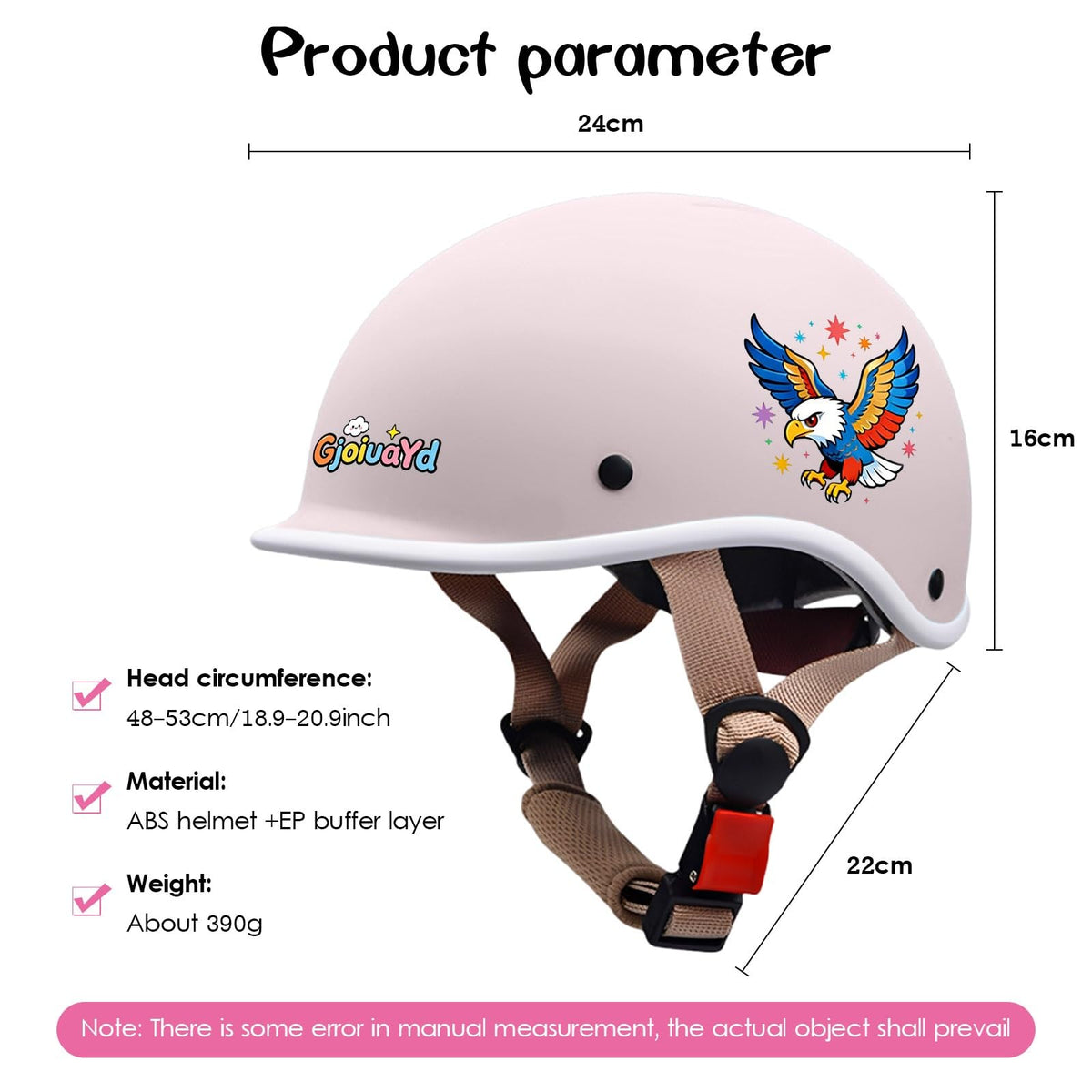 DOT Approved Kids Open Face Half Helmet V9198