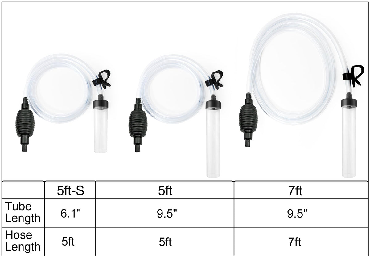 5ft Aquarium Siphon Vacuum Cleaner F689166