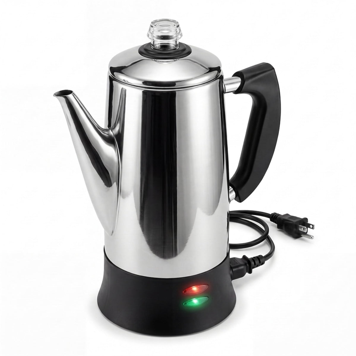 Electric 12 Cup Stainless Steel Coffee Percolator O6344