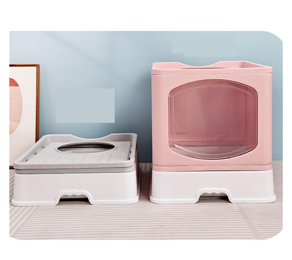 Foldable Cat Litter Box with Lid S191490