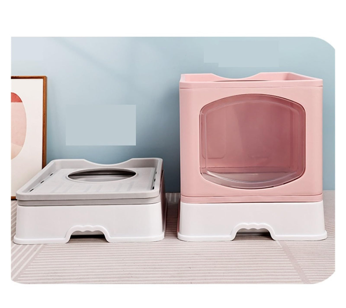 Foldable Cat Litter Box with Lid S191490