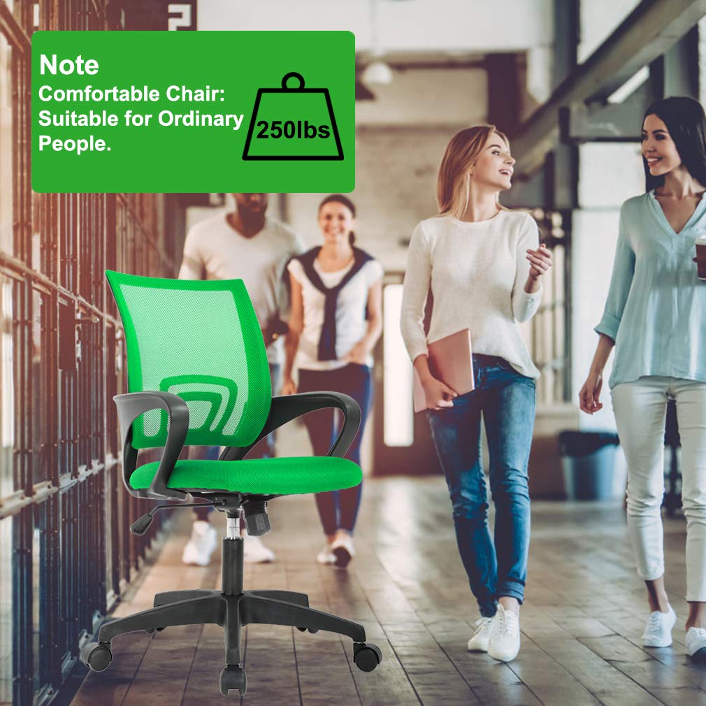 Ergonomic Mid-Back Swivel Office Chair Z93574