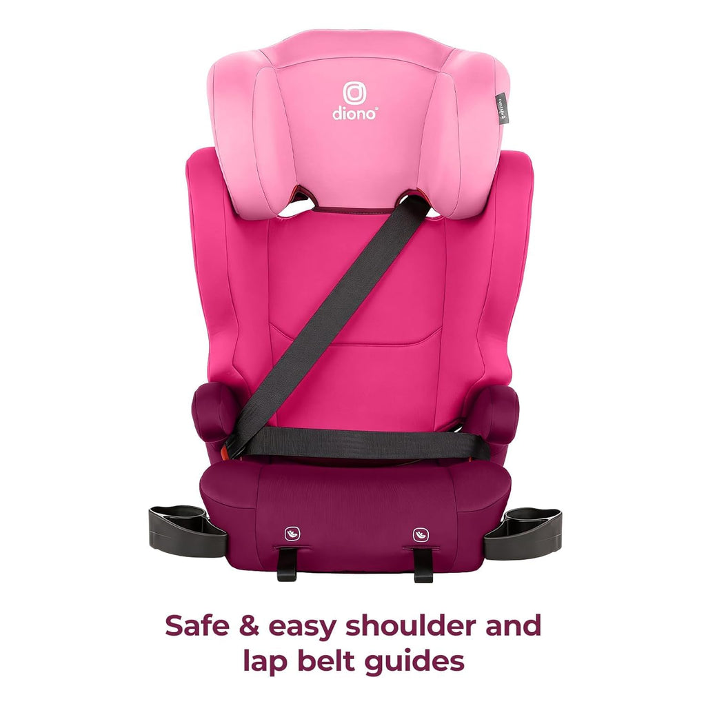 2-in-1 Belt Positioning Booster Seat, Pink C337