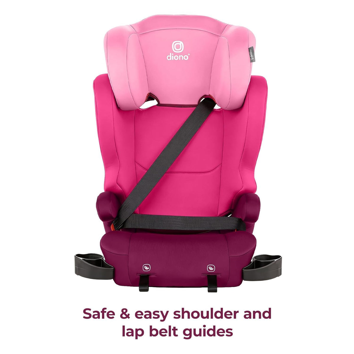 2-in-1 Belt Positioning Booster Seat, Pink C337