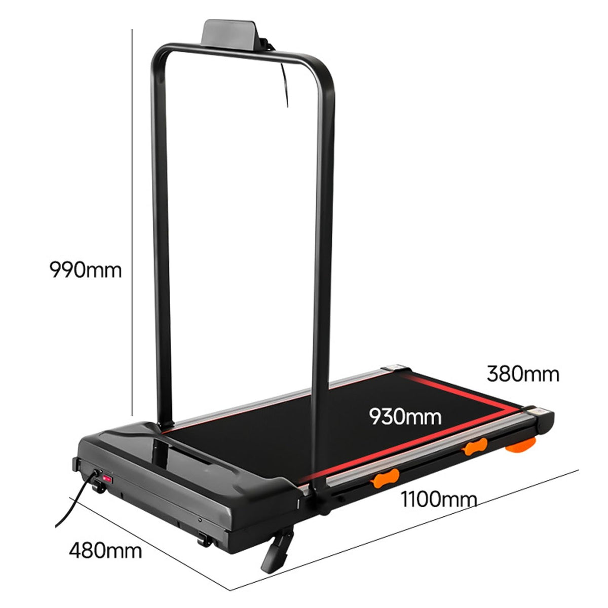 3-in-1 Under Desk Treadmill with Incline N181