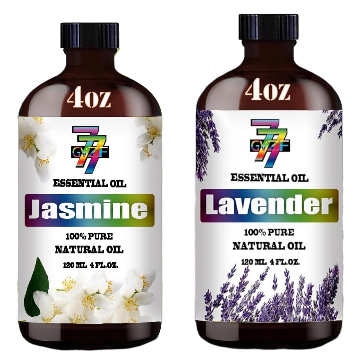4 Fl Oz Lavender and Jasmine Essential Oil Set B344503