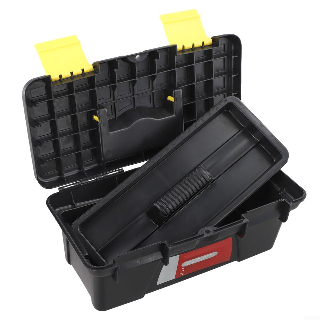 10-Inch Plastic Toolbox with Dual Layer Storage C13950