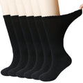 Bamboo Viscose Non-Binding Moisture Wicking Crew Socks With Seamless Toe G627730