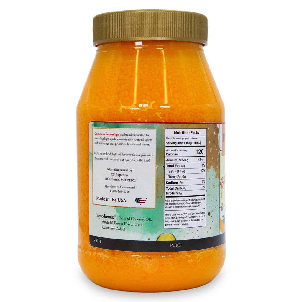 Butter Flavored Coconut Oil 32 oz 2 Pack T71175