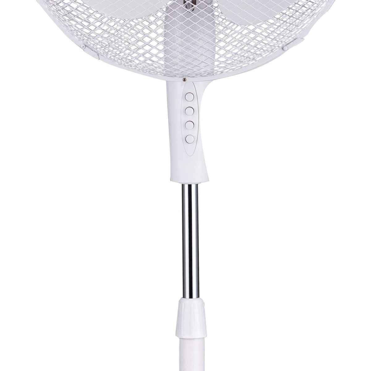 White 16-inch 3-Speed Oscillating Stand Fan K25247