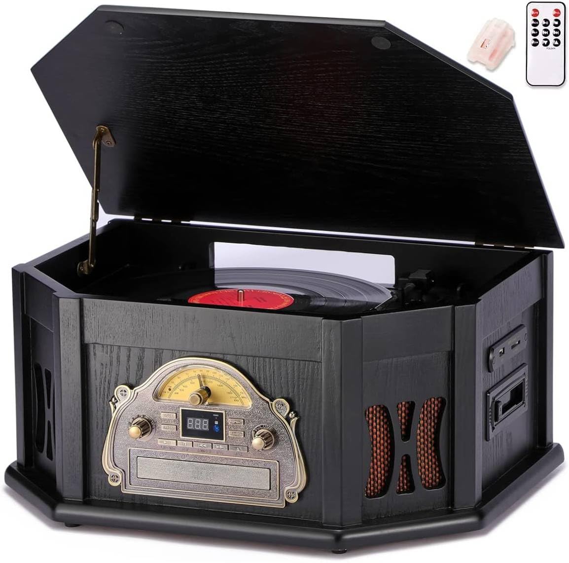 10-in-1 Record Player with Bluetooth J19208