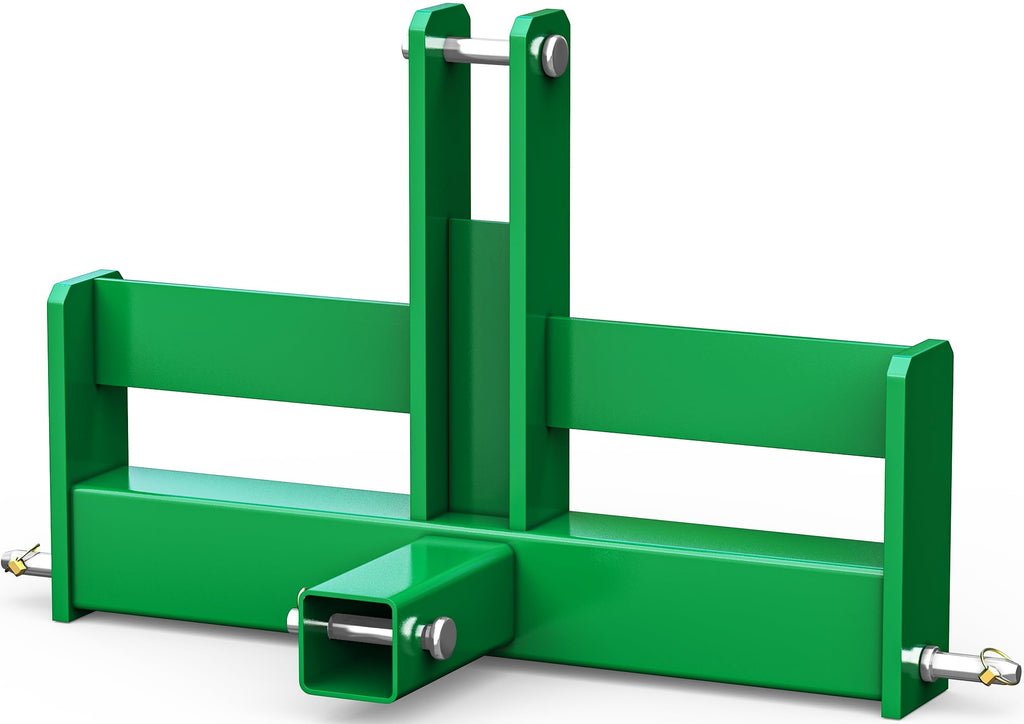 3 Point Hitch Receiver with Suitcase Weight Brackets Category 1 U50371