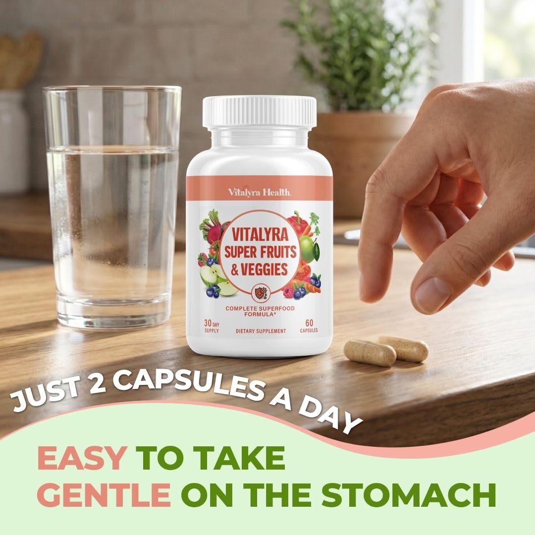 Fruits & Veggies Supplement Vegetable Capsules E9275