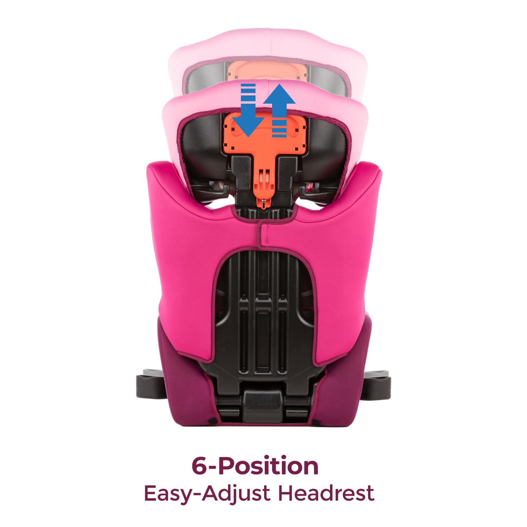 2-in-1 Belt Positioning Booster Seat, Pink C337