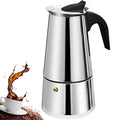 12 Cup Stainless Steel Stovetop Espresso Moka Pot 600ml J437554