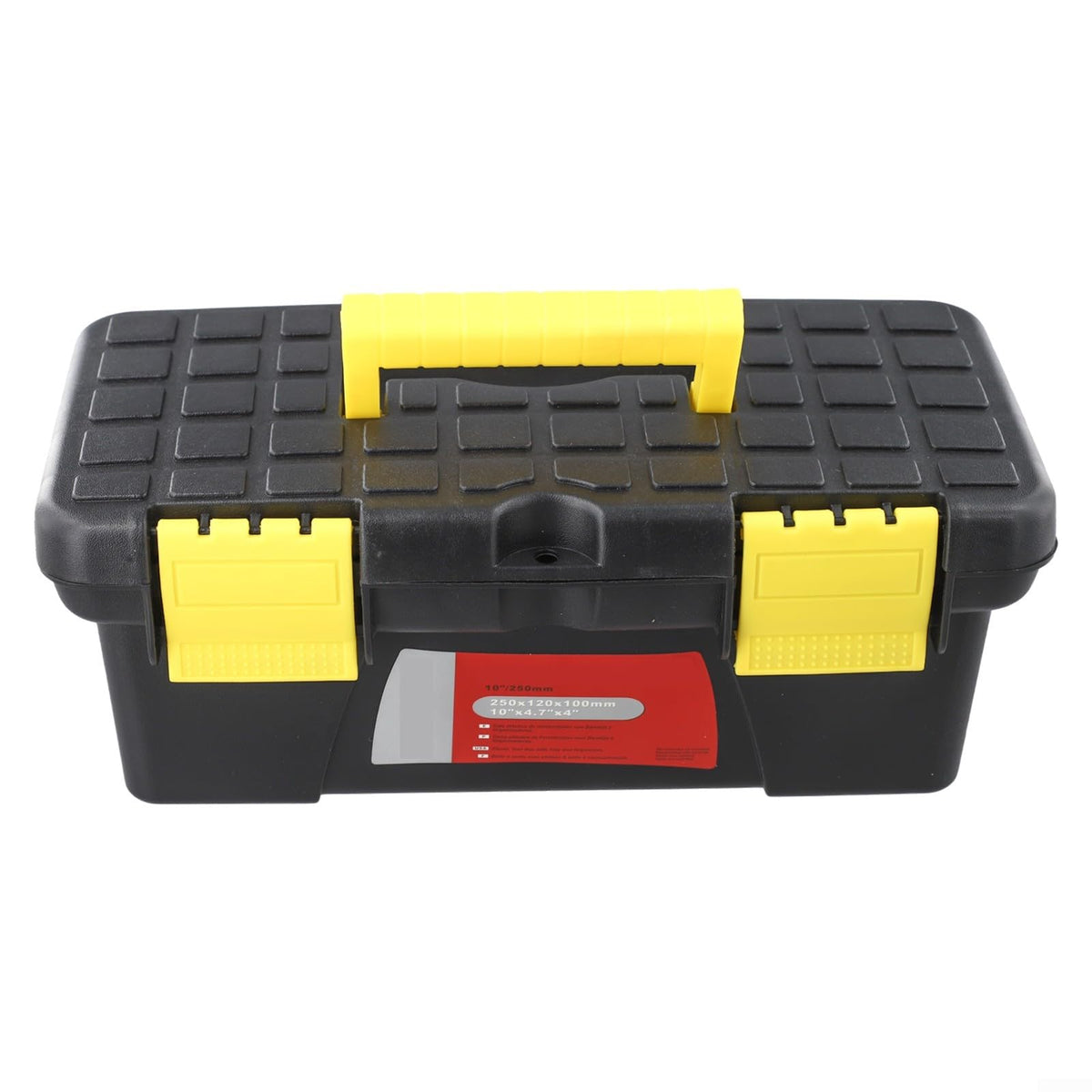 10-Inch Plastic Toolbox with Dual Layer Storage C13950
