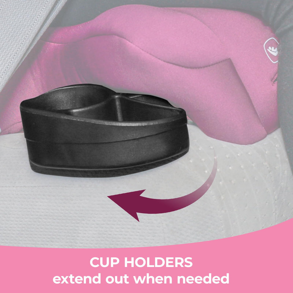 2-in-1 Belt Positioning Booster Seat, Pink C337