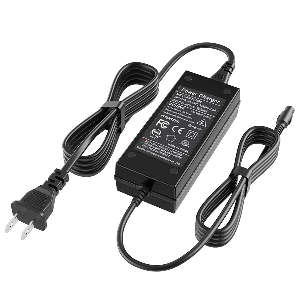 42V 2A Power Adapter 3-Prong Inline Connector Lithium Battery Charger N7168