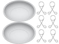 Silver Ash Catcher Pan for 22-inch Kettle Charcoal Grills L5451