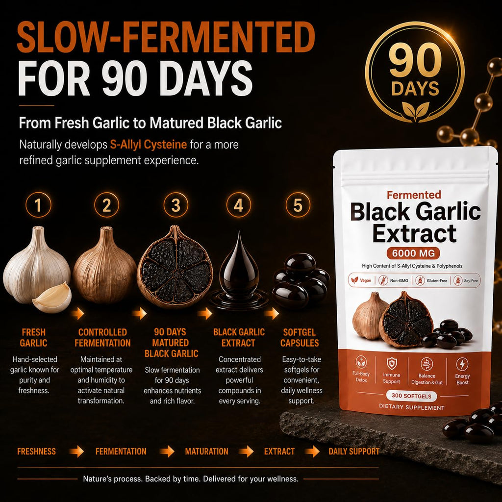 Fermented Black Garlic Extract Softgel 300 Capsules S9624