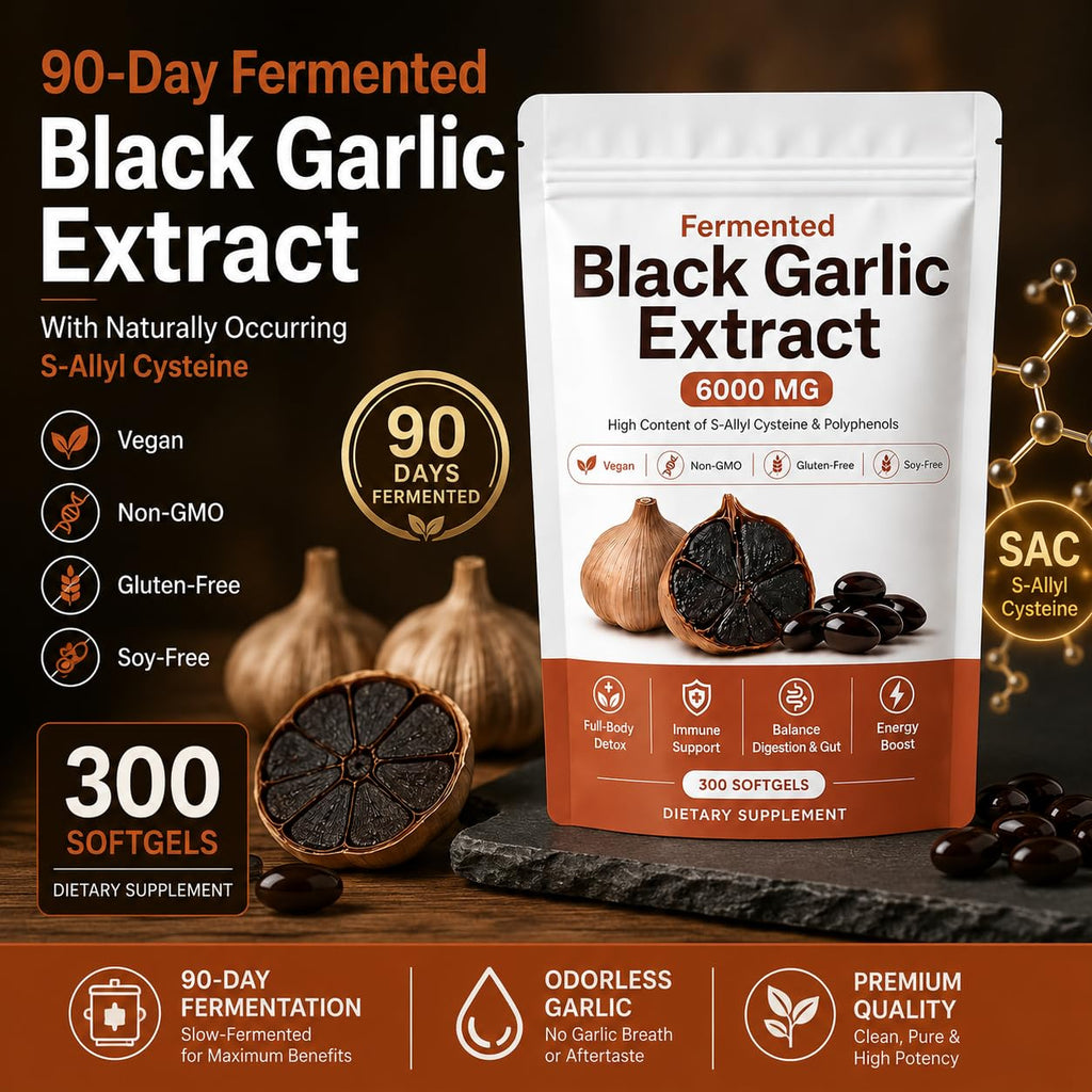 Fermented Black Garlic Extract Softgel 300 Capsules S9624