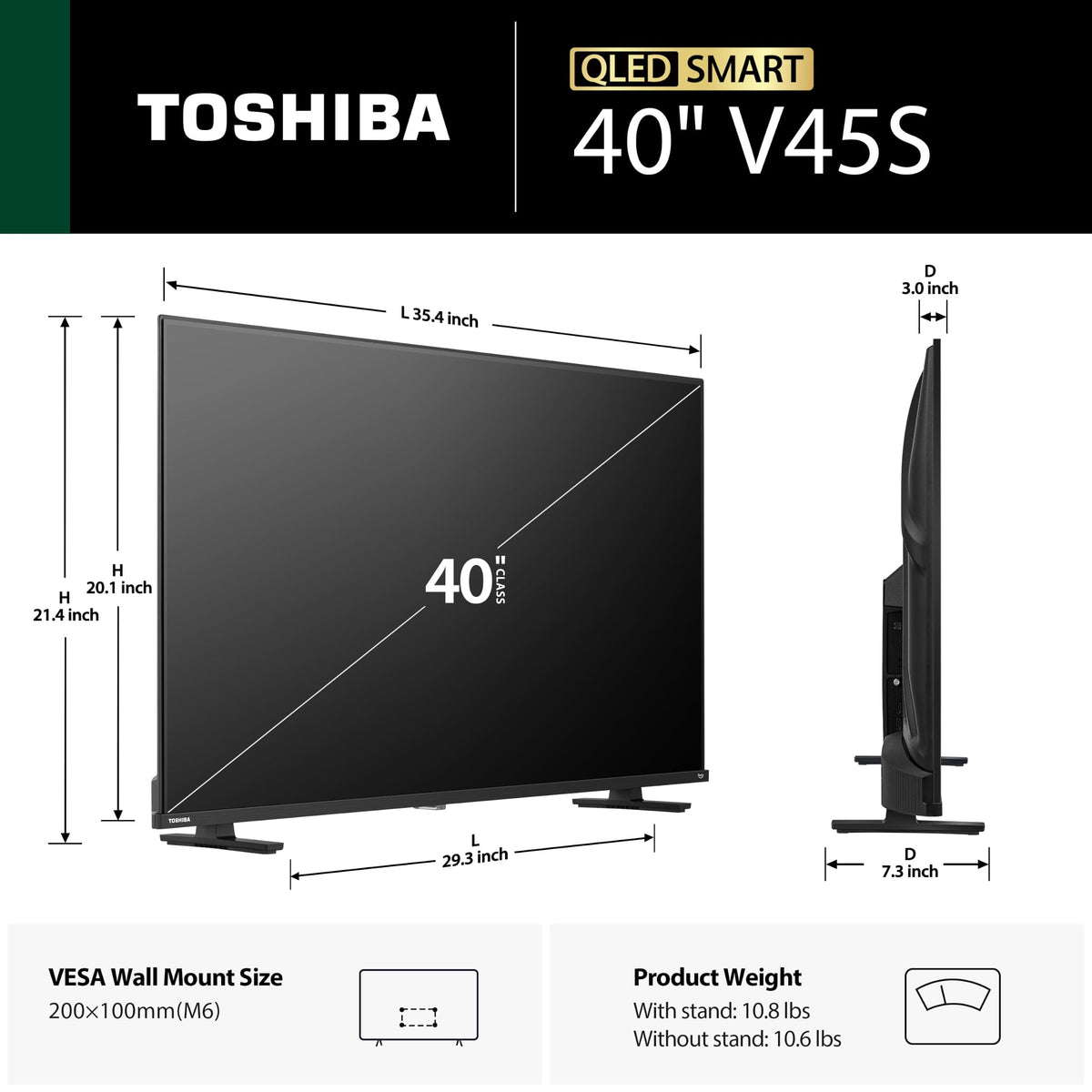 40" QLED FHD 1080p Smart Fire TV Z756