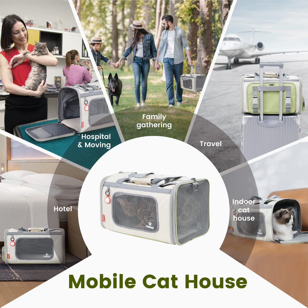 Airline Approved Expandable Cat Carrier O43678