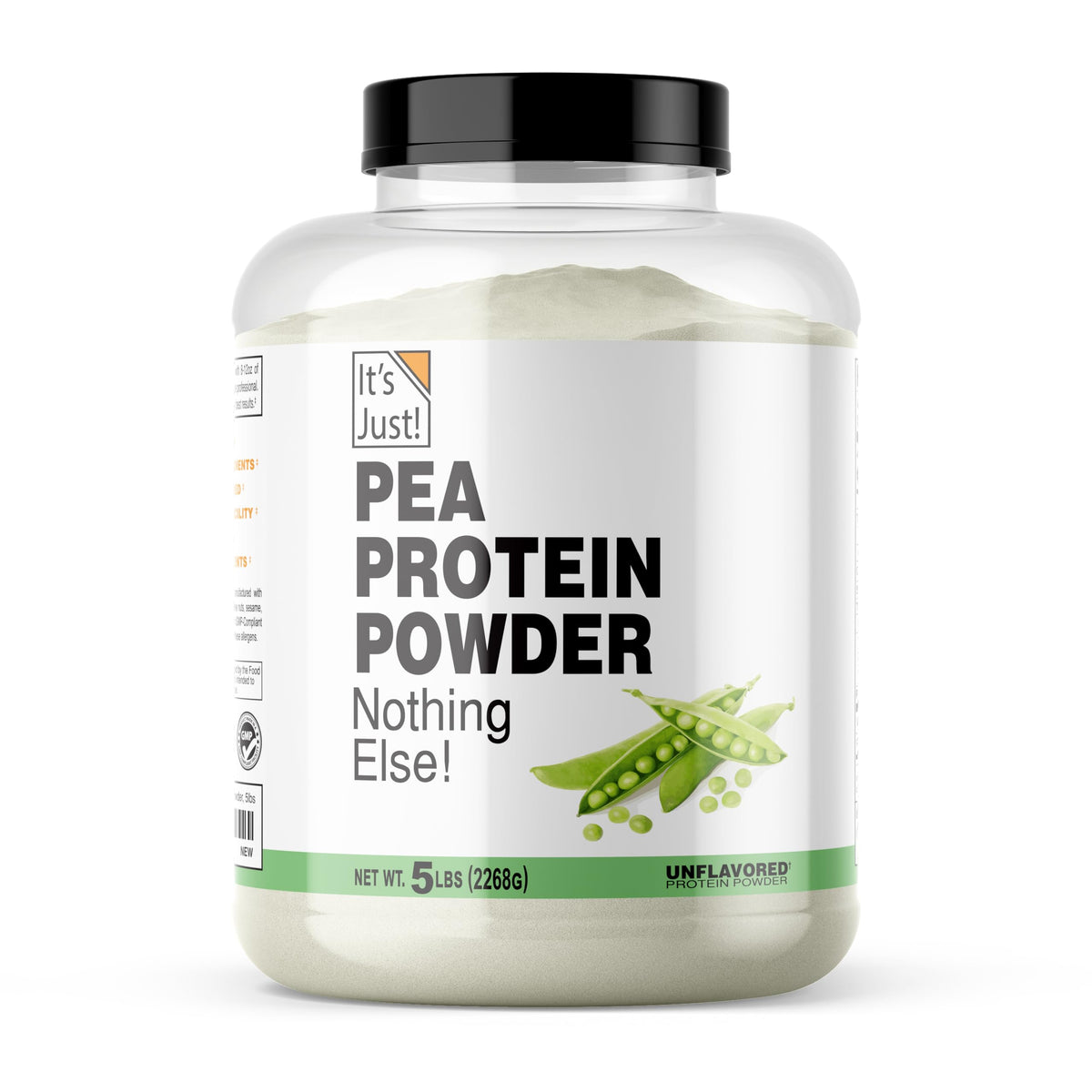 100% Pea Protein Vegan Gluten Free 5 Pound Unflavored L135661