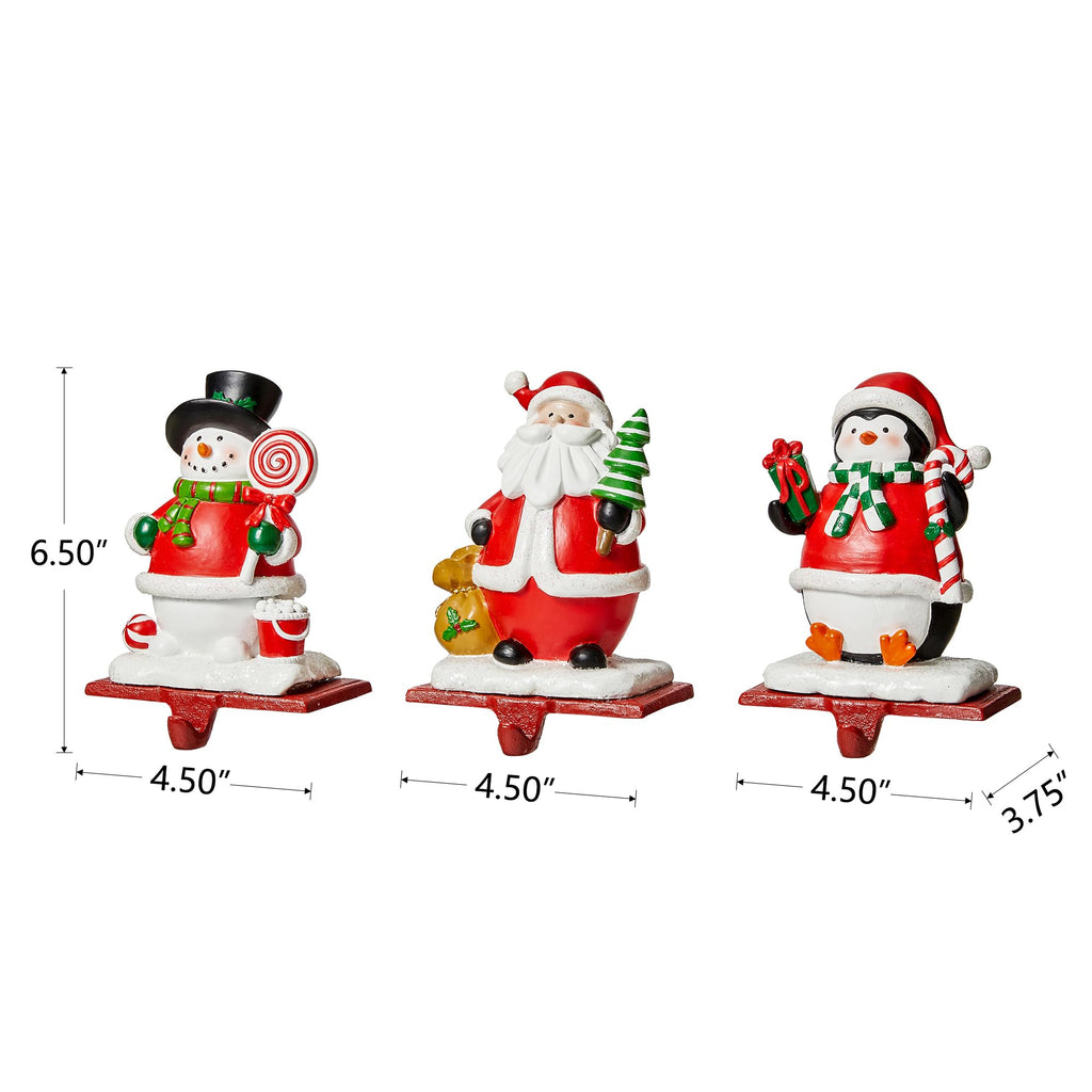 Set of 3 Christmas Stocking Holders K78046