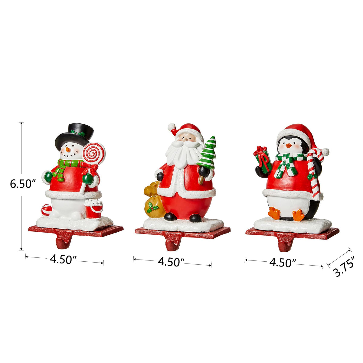 Set of 3 Christmas Stocking Holders K78046