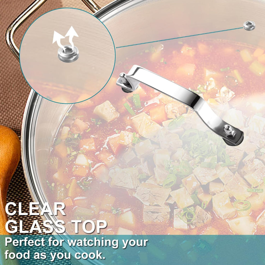 10 Inch Glass Lid for Cast Iron Skillet and Frying Pan T8660
