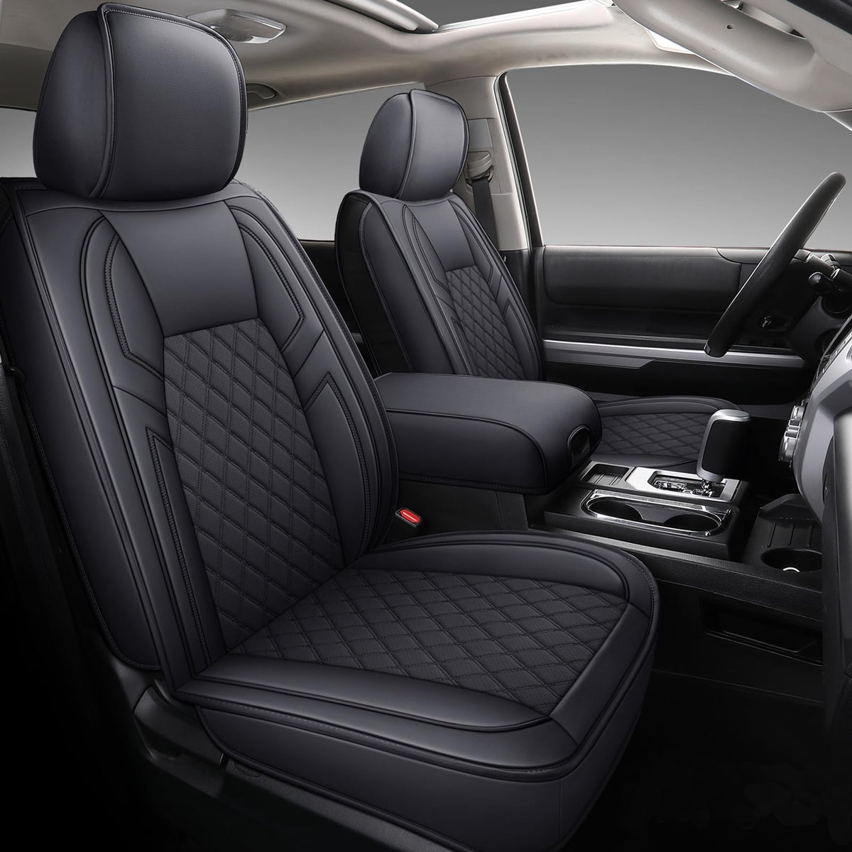 Leather Car Seat Covers Full Set G8701