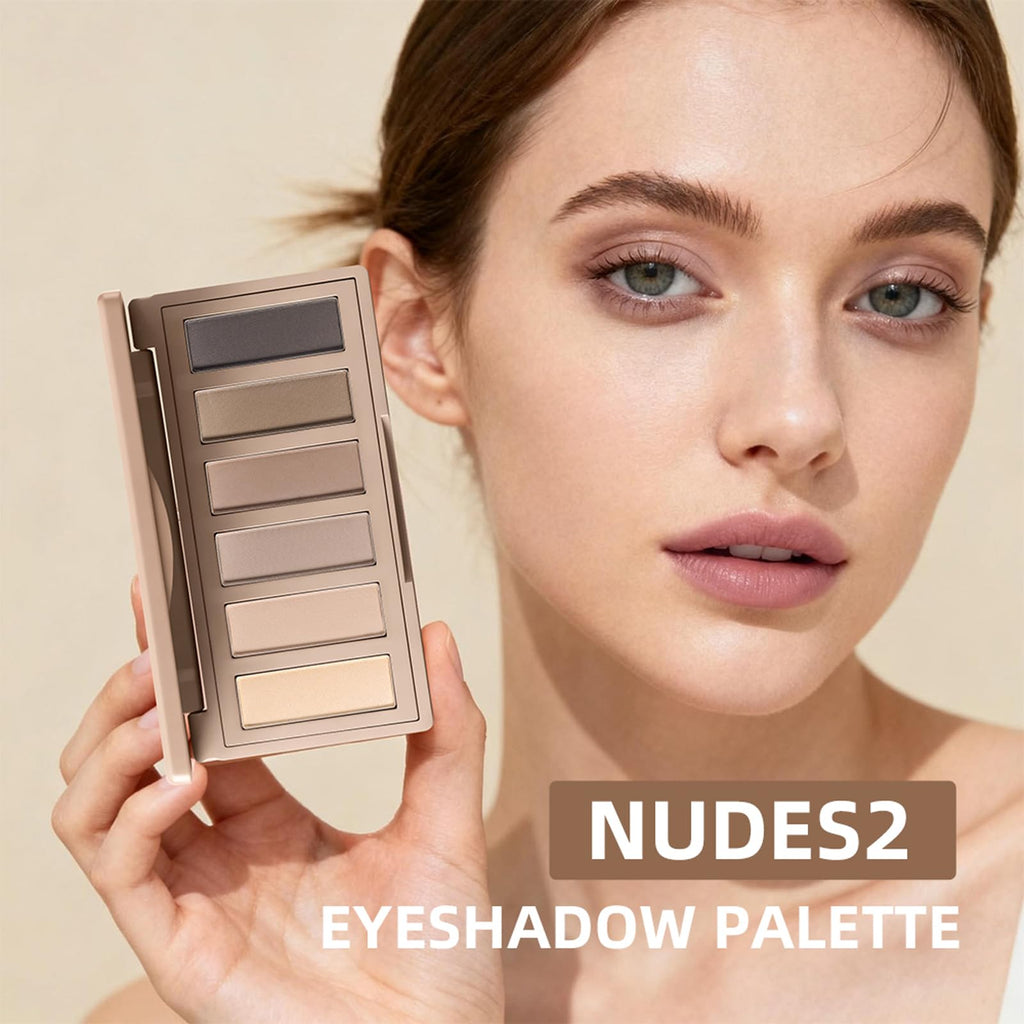 6 Color Matte Neutral Eyeshadow Palette I47860