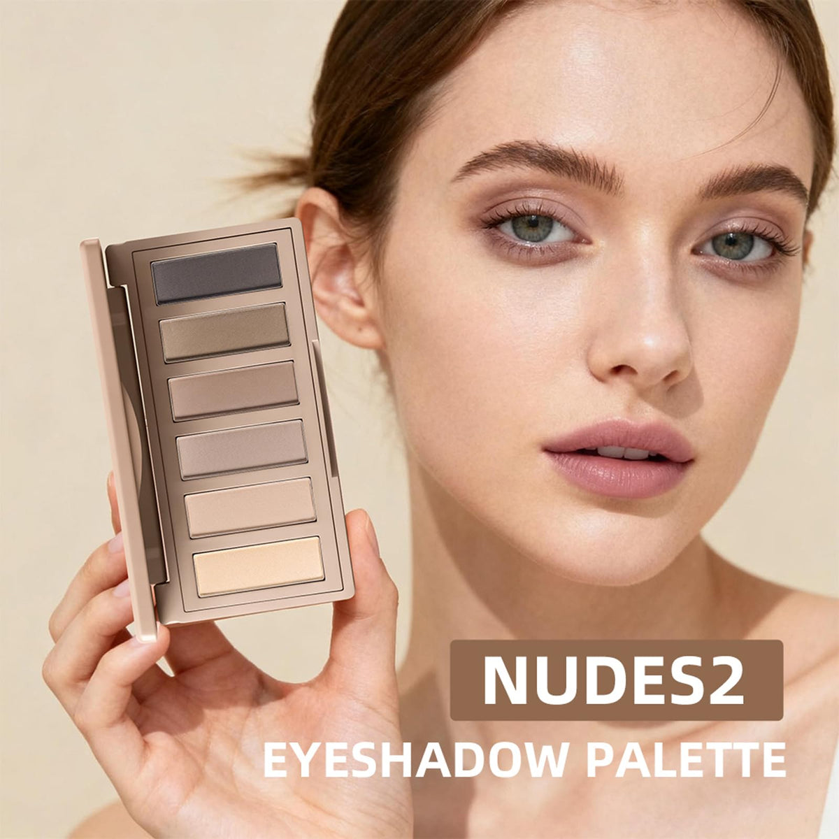 6 Color Matte Neutral Eyeshadow Palette I47860