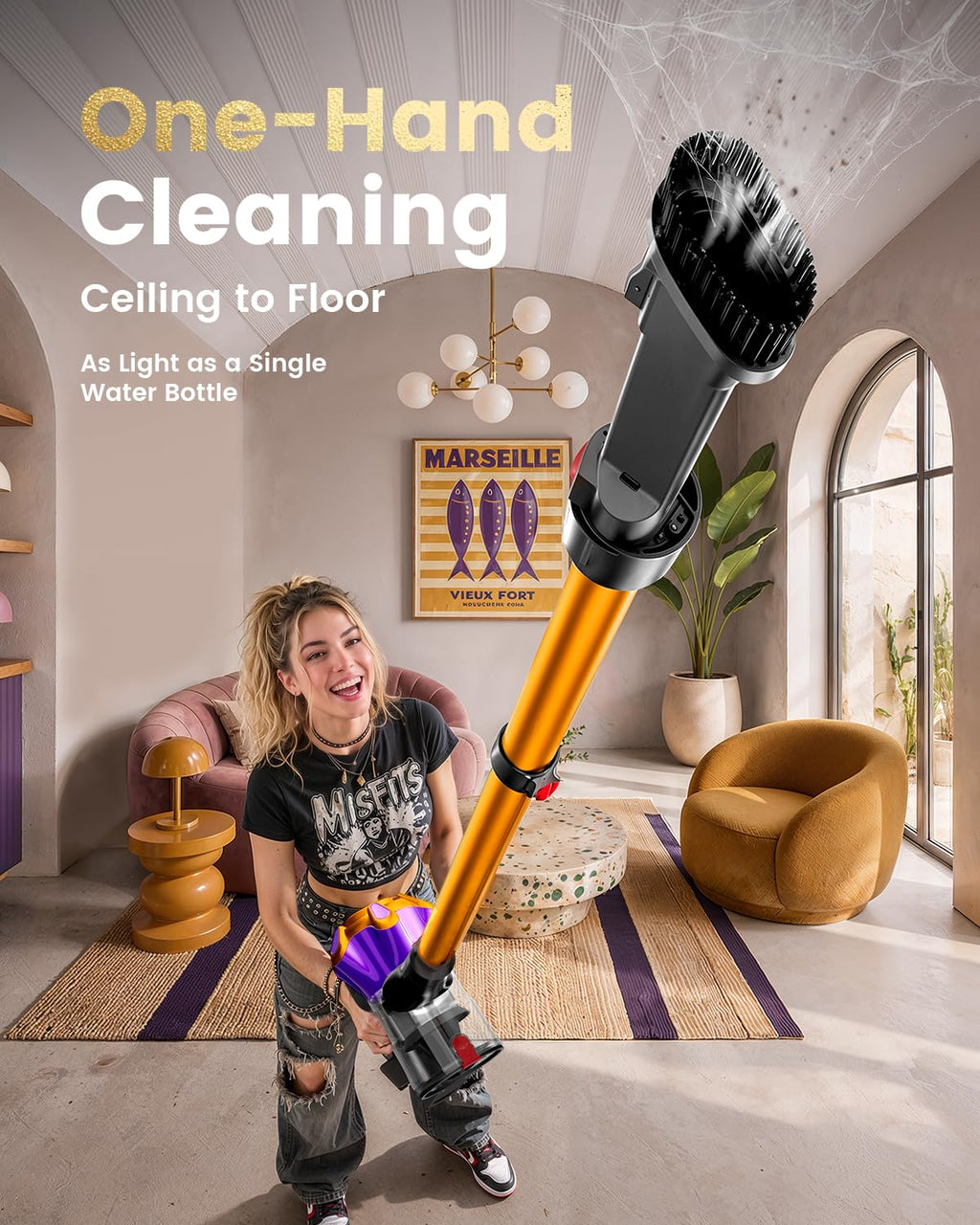 Cordless Stick Vacuum 580W 50Kpa D303362