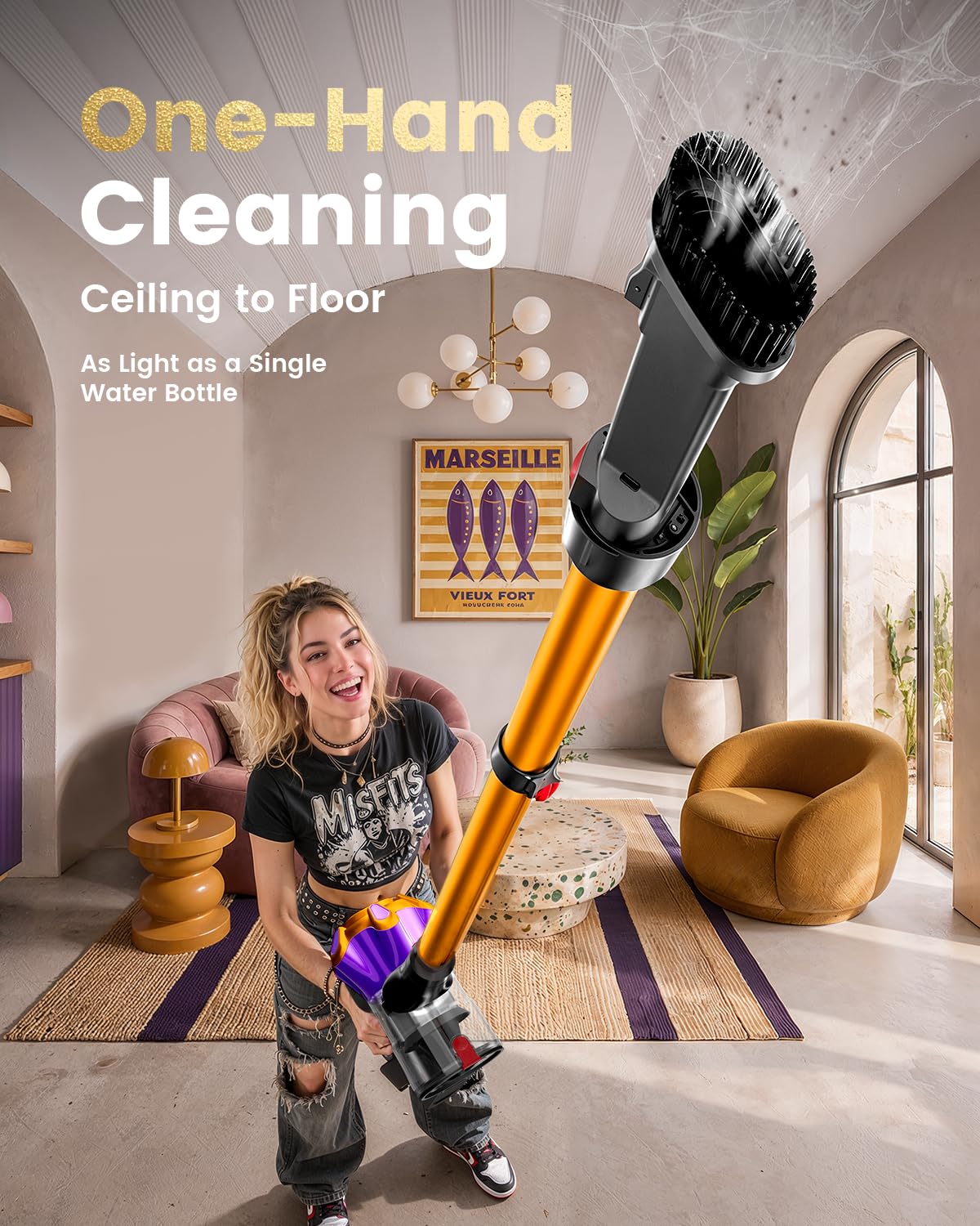 Cordless Stick Vacuum 580W 50Kpa D303362