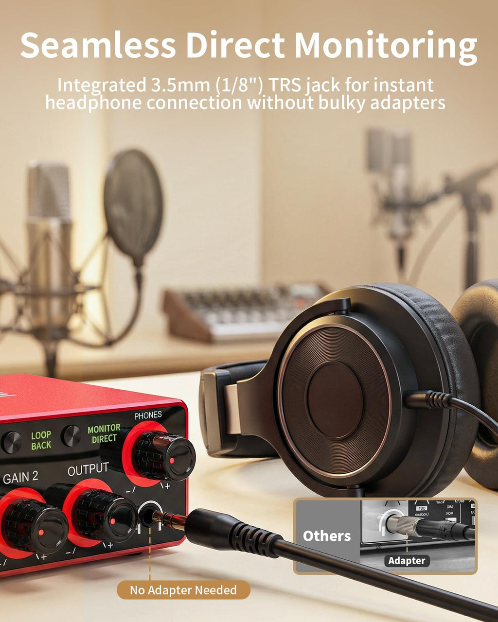 2X2 24-bit/192kHz Audio Interface with XLR/TRS Combo Input R227