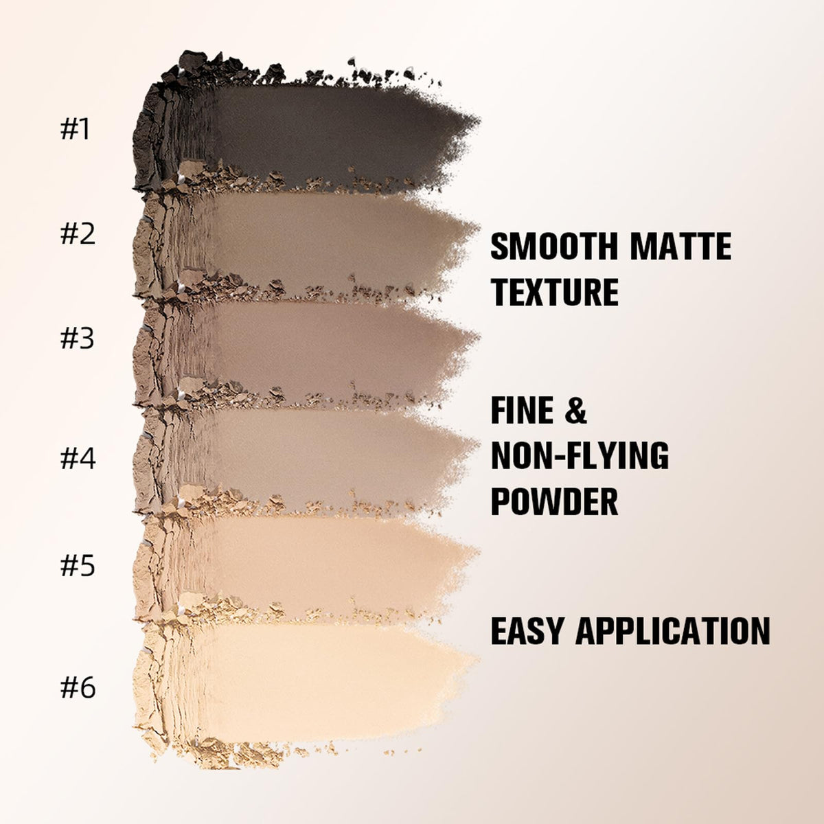 6 Color Matte Neutral Eyeshadow Palette I47860