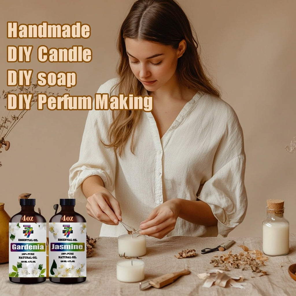 4 Fl Oz Lavender and Jasmine Essential Oil Set B344503